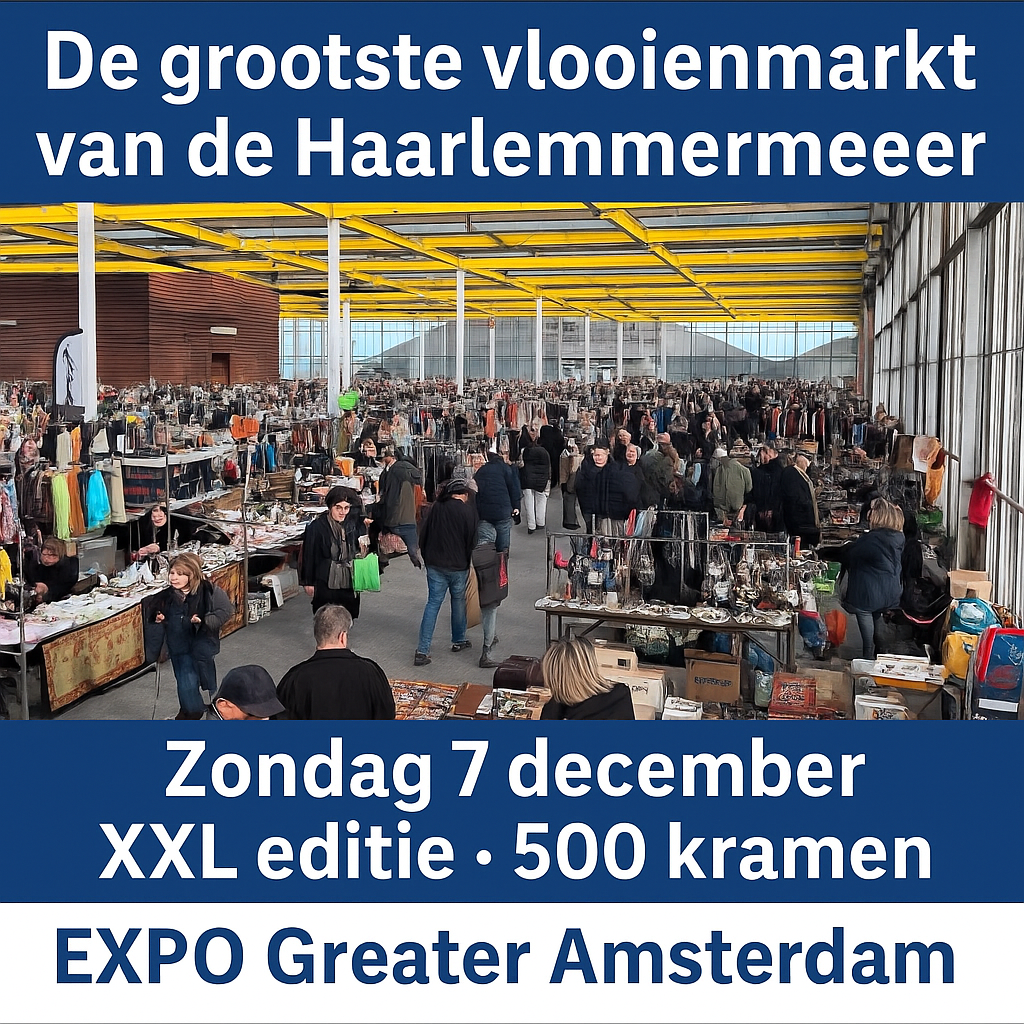 7 dec. Vlooienmarkt & Kofferbakverkoop